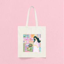 Cooking Girl Tote Bag