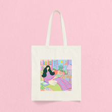 Reading Girl Tote Bag