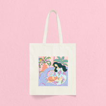 Writing Girl Tote Bag