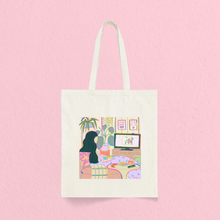 TV Girl Tote Bag