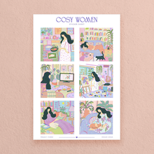 Cosy Women Sticker Sheet