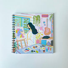 Art Girl Blank Notebook