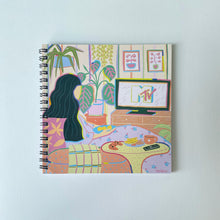 TV Girl Blank Notebook