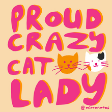 Proud Crazy Cat Lady Sticker